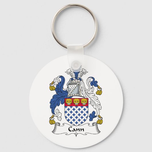 Cann Family Crest Sleutelhanger (Voorkant)