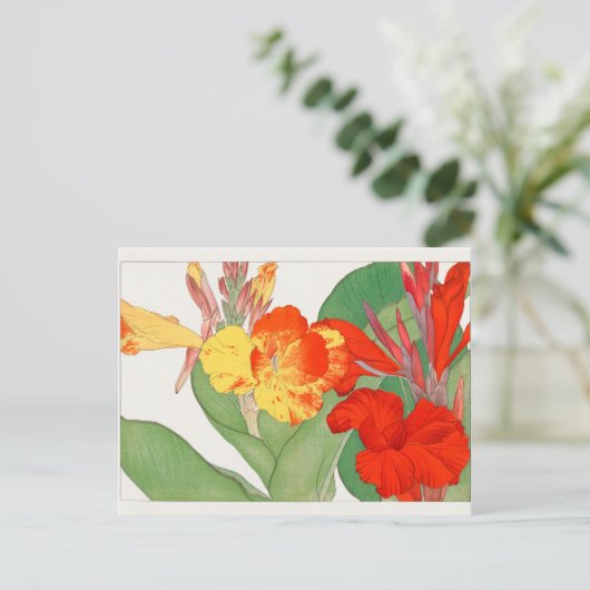 Canna door Tanigami Konan Briefkaart (Staand voorkant)