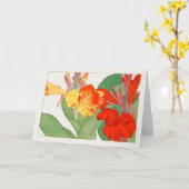 Canna door Tanigami Konan Kaart (Gele Bloem)