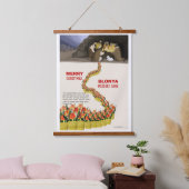 Canna Lelies bezoeken de kribbe Hangend Wandkleed (Slaapkamer)