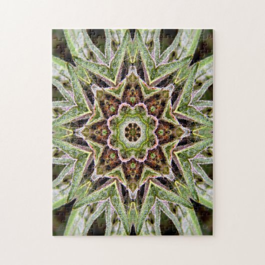Canna-Mandala... Legpuzzel (Verticaal)