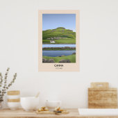 Canna Schotland Reisposter Poster (Keuken)