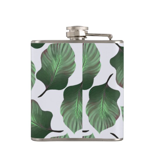 Canna Tropicanna Groene Tropische bladeren & Monog Heupfles (Achterkant)