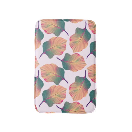 Canna Tropicanna Leaves in Pastel Badmat (Voorkant Verticaal)