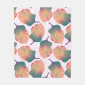 Canna Tropicanna Leaves in Pastel Fleece Deken (Voorkant)