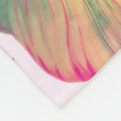 Canna Tropicanna Leaves in Pastel Fleece Deken (Hoek)