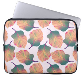 Canna Tropicanna Leaves in Pastel Laptop Sleeve