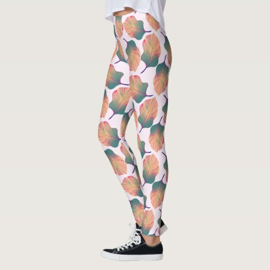 Canna Tropicanna Leaves in Pastel Leggings (Links)