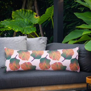 Canna Tropicanna Leaves in Pastel Lichaamskussen