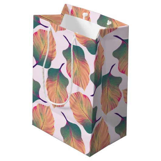 Canna Tropicanna Leaves in Pastel Medium Cadeauzakje (Achterkant Gekanteld)