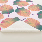 Canna Tropicanna Leaves in Pastel Sherpa Deken (3/4)