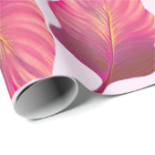 Canna Tropicanna Leaves in Pink Cadeaupapier (Rol Hoek)