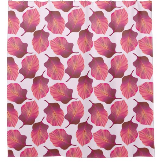 Canna Tropicanna Leaves in Pink Douchegordijn (Voorkant)