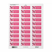 Canna Tropicanna Leaves in Pink Etiket (Full Sheet)