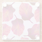 Canna Tropicanna Leaves in Pink Glazen Onderzetter (Achterkant)