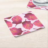 Canna Tropicanna Leaves in Pink Kartonnen Onderzetters (Schuin)