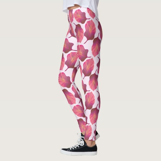 Canna Tropicanna Leaves in Pink Leggings (Links)
