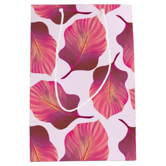 Canna Tropicanna Leaves in Pink Medium Cadeauzakje (Voorkant)