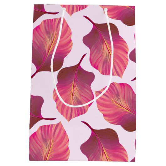 Canna Tropicanna Leaves in Pink Medium Cadeauzakje (Achterkant)