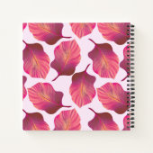 Canna Tropicanna Leaves in Pink Notitieboek (Achterkant)