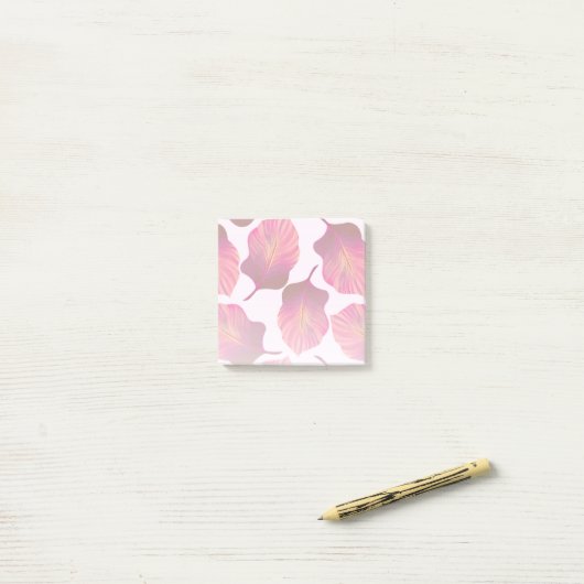 Canna Tropicanna Leaves in Pink Post-it® Notes (Op bureau)