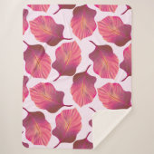 Canna Tropicanna Leaves in Pink Sherpa Deken (Voorkant)