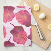 Canna Tropicanna Leaves in Pink Theedoek (Quarter Fold)