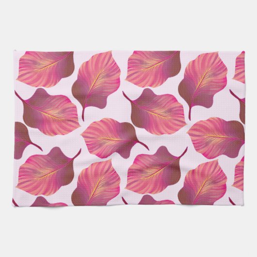 Canna Tropicanna Leaves in Pink Theedoek (Horizontaal)