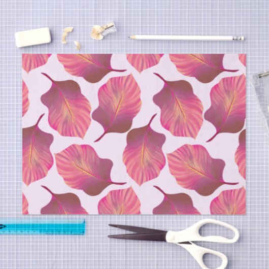 Canna Tropicanna Leaves in Pink Tissuepapier (Craft)