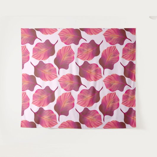 Canna Tropicanna Leaves in Pink Wandkleed (Voorkant (horizontaal))