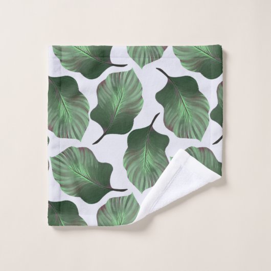 Canna Tropicanna Tropical Leaves, Green Bad Handdoek (Wasdoekje)