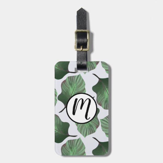 Canna Tropicanna Tropical Leaves, Green Bagagelabel (Voorkant verticaal)