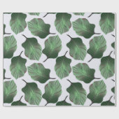 Canna Tropicanna Tropical Leaves, Green Cadeaupapier (Vlak)