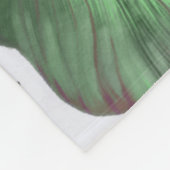 Canna Tropicanna Tropical Leaves, Green Fleece Deken (Hoek)