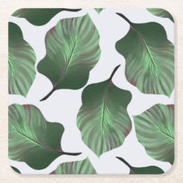 Canna Tropicanna Tropical Leaves, Green Kartonnen Onderzetters