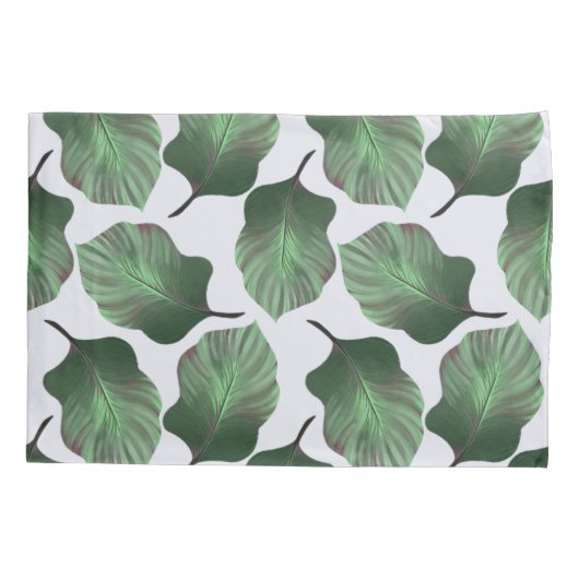 Canna Tropicanna Tropical Leaves, Green Kussensloop (Achterkant)