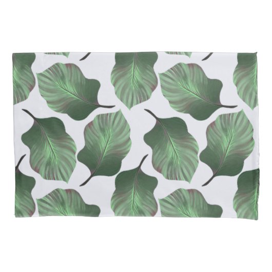 Canna Tropicanna Tropical Leaves, Green Kussensloop (Voorkant)