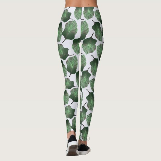 Canna Tropicanna Tropical Leaves, Green Leggings (Achterkant)