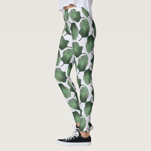Canna Tropicanna Tropical Leaves, Green Leggings (Links)