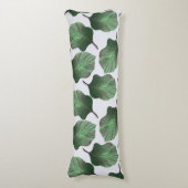 Canna Tropicanna Tropical Leaves, Green Lichaamskussen (Voorkant Verticaal)