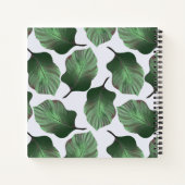 Canna Tropicanna Tropical Leaves, Green Notitieboek (Achterkant)