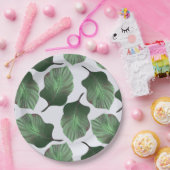 Canna Tropicanna Tropical Leaves, Green Papieren Bordje (Feest)