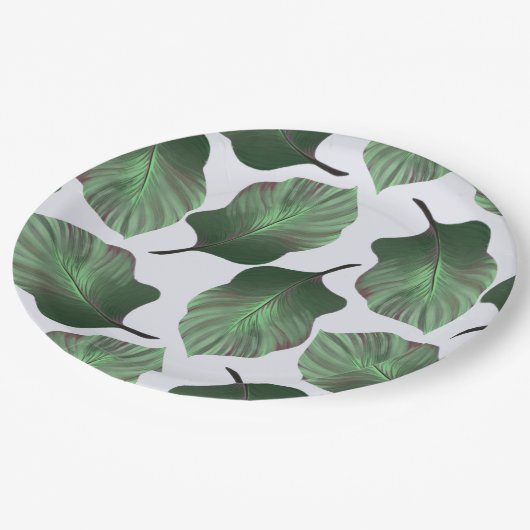 Canna Tropicanna Tropical Leaves, Green Papieren Bordje (Gekanteld)
