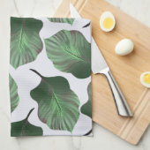 Canna Tropicanna Tropical Leaves, Green Theedoek (Quarter Fold)