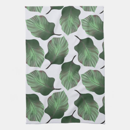 Canna Tropicanna Tropical Leaves, Green Theedoek (Verticaal)