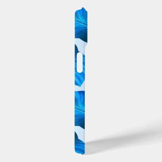 Canna Tropicanna Tropical Leaves in Blue Case-Mate iPhone Case (Achterkant / Rechts)