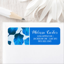 Canna Tropicanna Tropical Leaves in Blue Etiket