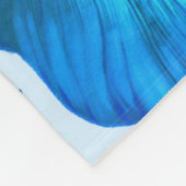 Canna Tropicanna Tropical Leaves in Blue Fleece Deken (Hoek)