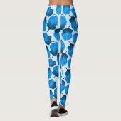 Canna Tropicanna Tropical Leaves in Blue Leggings (Achterkant)