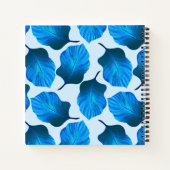 Canna Tropicanna Tropical Leaves in Blue Notitieboek (Achterkant)